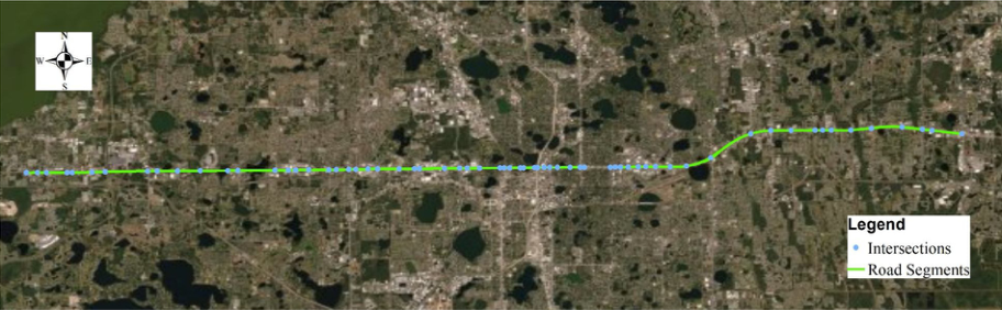 Research figure for The application of novel connected vehicles emulated data on real-time crash potential prediction for arterials